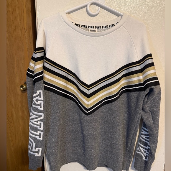 PINK Victoria's Secret Tops - VS PINK VARSITY CHEERLEADER SWEATSHIRT